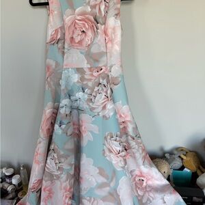 Floral Kids Dress in Pink and Blue Calvin Klein 2